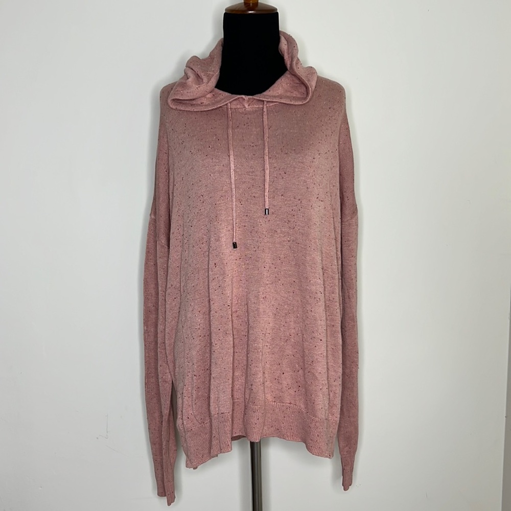 STITCHES & STRIPES Knit Hooded Sweater L